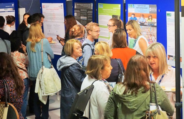 Poster session at Born in Bradford conference_networking